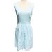 J. Crew Dresses | J. Crew Seersucker Blue & White Striped V Neck Dress Size 4 Nwt | Color: Blue/White | Size: 4