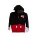 Disney Shirts & Tops | Disney Mickey Mouse Full Zip Mouse Ears Hoodie Black Sweatshirt M 7/8 Nwt | Color: Black | Size: Mb