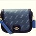 Coach Bags | Coach Saddle Bag With Horse And Carriage Dot Print | Color: Blue | Size: 8" (L) X 6" (H) X 3 1/4" (W)