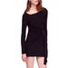 Free People Dresses | Free People Frankie Dress Size Medium Long Sleeves Mini | Color: Black | Size: M