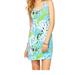 Lilly Pulitzer Dresses | Lilly Pulitzer Cordon Racerback Dress In Lets Cha Cha Blue Green Size Small | Color: Blue/Green | Size: S