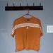 Adidas Tops | Adidas Orange Loose Tee | Color: Orange/White | Size: M