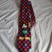 Disney Accessories | Mickey & Co. Atlas Design Polka Dot Mickey Mouse Silk Mens Neck Tie Sweden | Color: Blue/Red | Size: Os