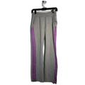 Adidas Pants & Jumpsuits | Adidas Gray And Purple Wide Sweatpants Cotton Blend Comfortable Fit Women S | Color: Purple | Size: S