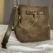 Michael Kors Bags | Luxury Michael Kors Hamilton Legacy Olive Green Suede Bucket Bag | Color: Green | Size: Os