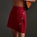 Anthropologie Skirts | Anthropologie Maeve Red Mini Skirt | Color: Red | Size: L