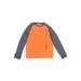 Under Armour Active T-Shirt: Orange Color Block Sporting & Activewear - Kids Boy's Size Small