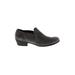 Paul Green Ankle Boots: Slip-on Chunky Heel Casual Gray Solid Shoes - Women's Size 7 - Round Toe