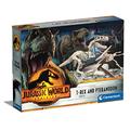 Clementoni Jurassic World 3 - Ausgrabungs-Set T-Rex & Pteranodon, Ausgraben von Dinosaurier-Fossilien für kleine Forscher ab 7 Jahren 19205