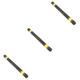 3pcs Dumbbell Bar Set Barbell Accessories Barbell Connect Tool Dumbbell Extension Rod Dumbbell Connecting Pole Dumbbell Handle Dumbbell Weight Bars Supplies Universal Steel Fitness