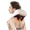 Back Neck Shoulder Massager with Heat Electric Shiatsu Deep Tissue Kneading Massagers for Relief On Leg Full Body Muscle Kneading Neck Massager for Relief Deep Tissue
