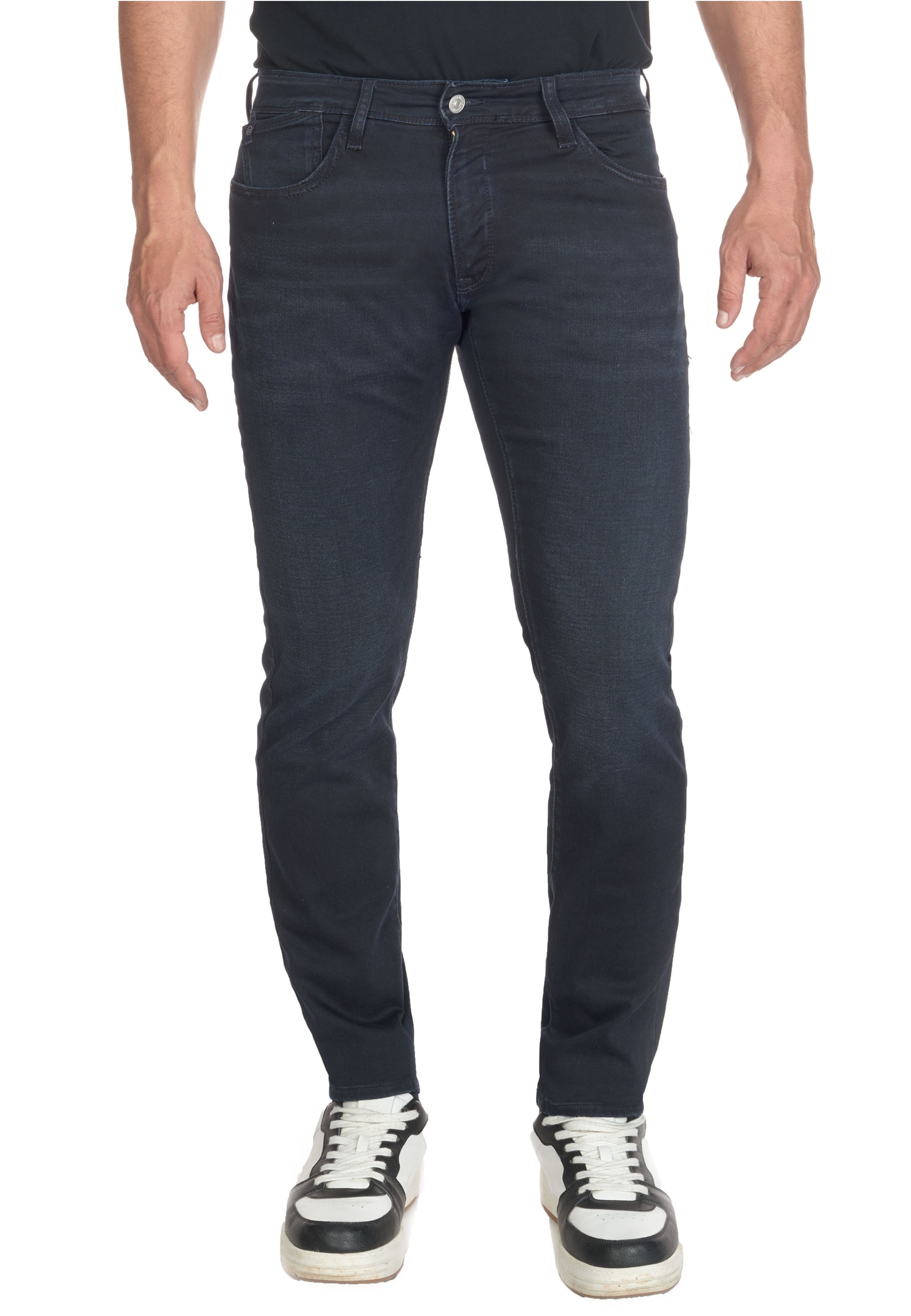 Bequeme Jeans LE TEMPS DES CERISES "700/11JO", Herren, Gr. 36, EURO-Größen, blau (blau, schwarz), 68% Baumwolle, 30% Polyester, 2% Elasthan, Jeans, mit Regular Fit-Schnitt