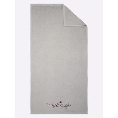 Handtuch WÄSCHEPUR Gr. 1, grau (hellgrau), B:50cm L:100cm, 100% Baumwolle, Handtücher (Packung) Image