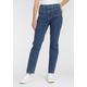 Straight-Jeans LEVI'S "724 TAILORED W/ WELT PK" Gr. 27, Länge 32, blau (stage fright) Damen Jeans Gerade
