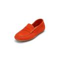 Mokassin MARC O'POLO "mit klassischer Pennyloafer-Spange" Gr. 40, orange Damen Schuhe Slip ons