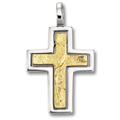 Kette mit Anhänger ONE ELEMENT "Kreuz aus 925 Silber" Halsketten Gr. Silber 925 (Sterlingsilber), silberfarben (silber) Damen Ketten mit Anhänger