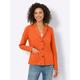 Jerseyblazer HEINE "Jersey-Blazer" Gr. 42, orange Damen Blazer