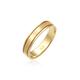 Partnerring ELLI PREMIUM "Paarring Bandring Trauring Hochzeit Ehe 925 Silber" Fingerringe Gr. 60 mm, Silber 925 (Sterlingsilber), 4 mm, goldfarben (gold) Damen Fingerringe