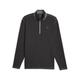 Sweatshirt PUMA "Leichter Golfpullover mit Viertelreißverschluss Herren" Gr. XXL, schwarz (black slate sky gray) Herren Sweatshirts