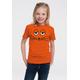 T-Shirt LOGOSHIRT "Die Maus - Gesicht" Gr. 152, orange Mädchen Shirts T-Shirts mit coolem Print