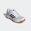 Hallenschuh ADIDAS PERFORMANCE, Gr. 34, schwarz-weiß (cloud weiß, core schwarz, gum10), Textil, Synthetik, sportlich, Schuhe, geeignet für jeden Hallensport