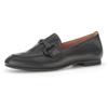 Slipper GABOR, Damen, Gr. 41, schwarz, Nappaleder, klassisch, Schuhe, Loafer, Halbschuh mit Lederinnensohle