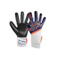 Torwarthandschuhe REUSCH "Pure Contact Gold" Gr. 8,5, blau (blau, orange) Damen Handschuhe Sporthandschuhe