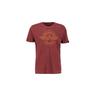 T-Shirt ALPHA INDUSTRIES ""Alpha Industries Men - T-Shirts AI Olidye T"" Gr. XS, rot (rbf red) Herren Shirts