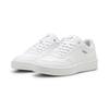 Sneaker PUMA "Court Classy Sneakers Damen", Gr. 41, weiß (weiß silber metallic), Obermaterial: Synthetik; Futter: Textil; Innensohle: Textil; Laufsohle: Gummi, Schuhe