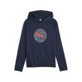 Hoodie PUMA "ACTIVE SPORTS Jungen" Gr. 176, blau (club navy blue) Kinder Sweatshirts