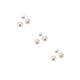 Paar Ohrstecker VIVANCE "925 Silber Perlen weiß 3mm" Ohrringe Gr. ONE-SIZE, Silber 925 (Sterlingsilber), weiß (weiß, weiß) Damen Ohrstecker Ohrschmuck