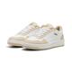 Sneaker PUMA "Court Classy Sneakers Damen" Gr. 37, weiß (white cashew gold beige) Schuhe Sneaker