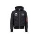 Winterjacke ALPHA INDUSTRIES "ALPHA Men - Parka & Winter Jackets" Gr. M, schwarz (black) Herren Jacken Übergangsjacken