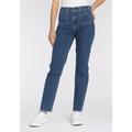 Straight-Jeans LEVI'S "724 TAILORED W/ WELT PK" Gr. 29, Länge 34, blau (stage fright) Damen Jeans Gerade