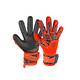 Torwarthandschuhe REUSCH "Attrakt Silver NC" Gr. 10, orange (orange, blau) Damen Handschuhe Sporthandschuhe