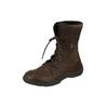 Stiefelette BINOM "Antonia", Damen, Gr. 36, braun (dunkelbraun), Leder, casual, Schuhe, mit flexibler Sohle
