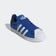 Sneaker ADIDAS ORIGINALS "SUPERSTAR" Gr. 43, blau (royal blue, cloud white, dark blue) Schuhe Sneaker