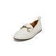 Loafer MARC O'POLO "mit Trensen-Schnalle" Gr. 38, weiß (offwhite) Damen Schuhe Slip ons