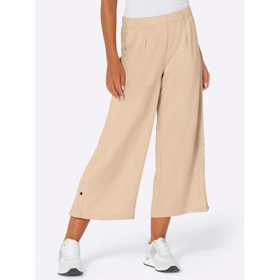 Culotte CREATION L, Damen, Gr. 44, Normalgrößen, beige (elfenbein), 50% Modal, 44% Polyester, 6% Elasthan, unifarben, 7/8-Länge, Hosen Image
