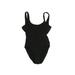 Good American One Piece Swimsuit: Black Print Swimwear - Women's Size 00