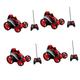 TOYANDONA 4 Sets Wireless Remote Control Car Toys for Kids Toys for The Car Kids Rc Boat Off- Road Car Toy Rc Boats for Adults Truck Car Toys Waterproof Rc Car 2. Red Child Abs Suv Off-road