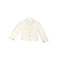 Gap Denim Jacket: Ivory Solid Jackets & Outerwear - Kids Boy's Size Medium