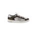 Golden Goose Sneakers: Silver Color Block Shoes - Women's Size 38 - Round Toe