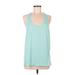 Under Armour Active Tank Top: Green Activewear - Women's Size Medium