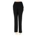 Banana Republic Factory Store Dress Pants - High Rise Straight Leg Boyfriend: Black Bottoms - Women's Size 6 Petite