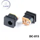 50pcs/5pc DC-015 5.5-2.1 DC Prise Jack Connecteur 5.5X2.1MM 5.5*2.1mm Carré Panneau Installation