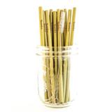 Ibambo 8-Inch Reusable Bamboo Straws - Eco-Friendly for Sustainable Sipping 100 Pack Bamboo in Brown | Wayfair BK-8IN100P