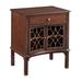 Kincaid Hadleigh 1 - Drawer Solid Wood Nightstand in Brown Wood in Brown/Red | 29.5 H x 25 W x 18 D in | Wayfair 607-421