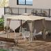 Outsunny 10 Ft. W x 12 Ft. D Metal Patio Gazebo Metal/Soft-top | 143.75 W in | Wayfair 84C-446V00BG