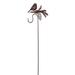 The Holiday Aisle® Bird & Pinecone w/ Hook Garden Stake Metal in Brown | 24 H x 6.5 W x 0.25 D in | Wayfair 9BDDCB73BA84433D948474D77414BA0E